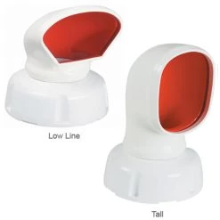 PLASTIMO Low-Line PVC Cowl Ventilator, 8.4"H x 8"W