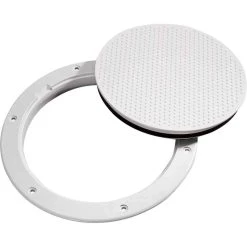 WEST MARINE Pry-Out 6" Deck Plate Nonskid White