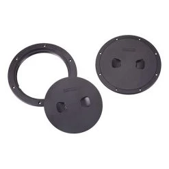 WEST MARINE Screw-in Deck Plate 8" Black