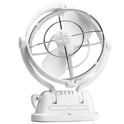 CAFRAMO Sirocco II Cabin Fan, Multi-Position, White