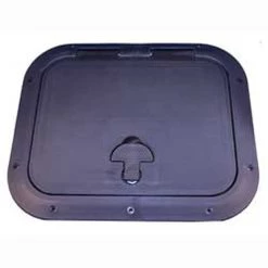 BOMAR Inspection Hatch, 8-1/2" x 11-3/8", Black