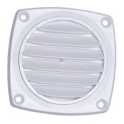 WEST MARINE Louvered 3" Hose Vent, White