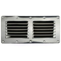 WHITECAP Flat Louvered Ventilator, 4-1/2"H x 9"W