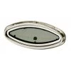 BOMAR Classic Series Elliptical Stainless Steel Portlight with Ring -Marine Ventilation Sales Shop 6847867 LRG